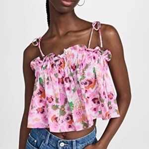 Light Cotton Tieband Strap Top